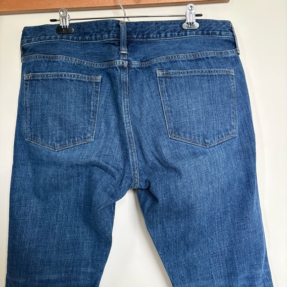 J.Crew 484 Slim Taper Jeans Men’s 36 – 100% Cotton Denim, Dark Wash, Classic Fit - Picture 4 of 7